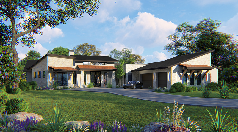 Texas Residence render
